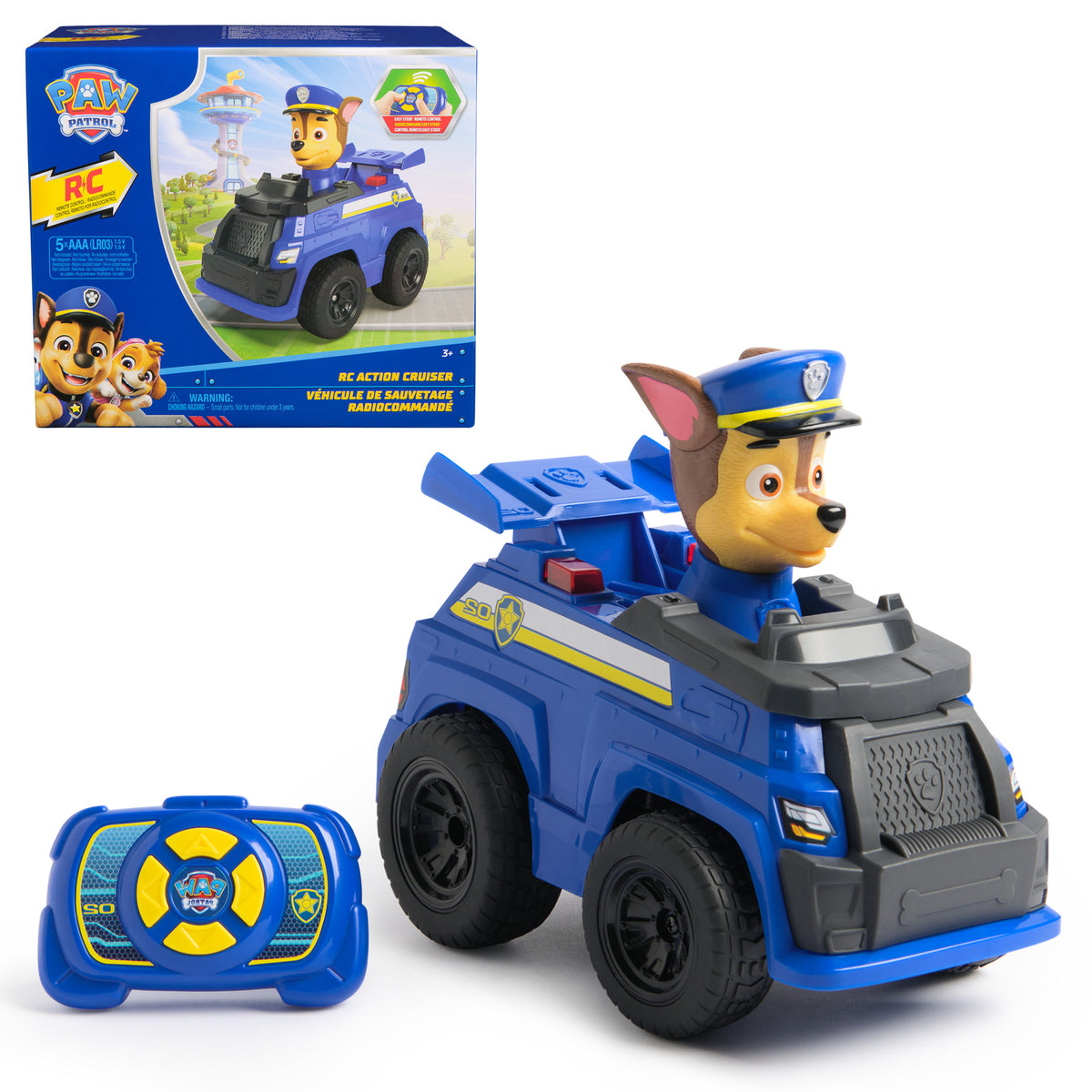 Paw Patrol Chase RC Police Car Remote Control  Rescue Toy for Kids