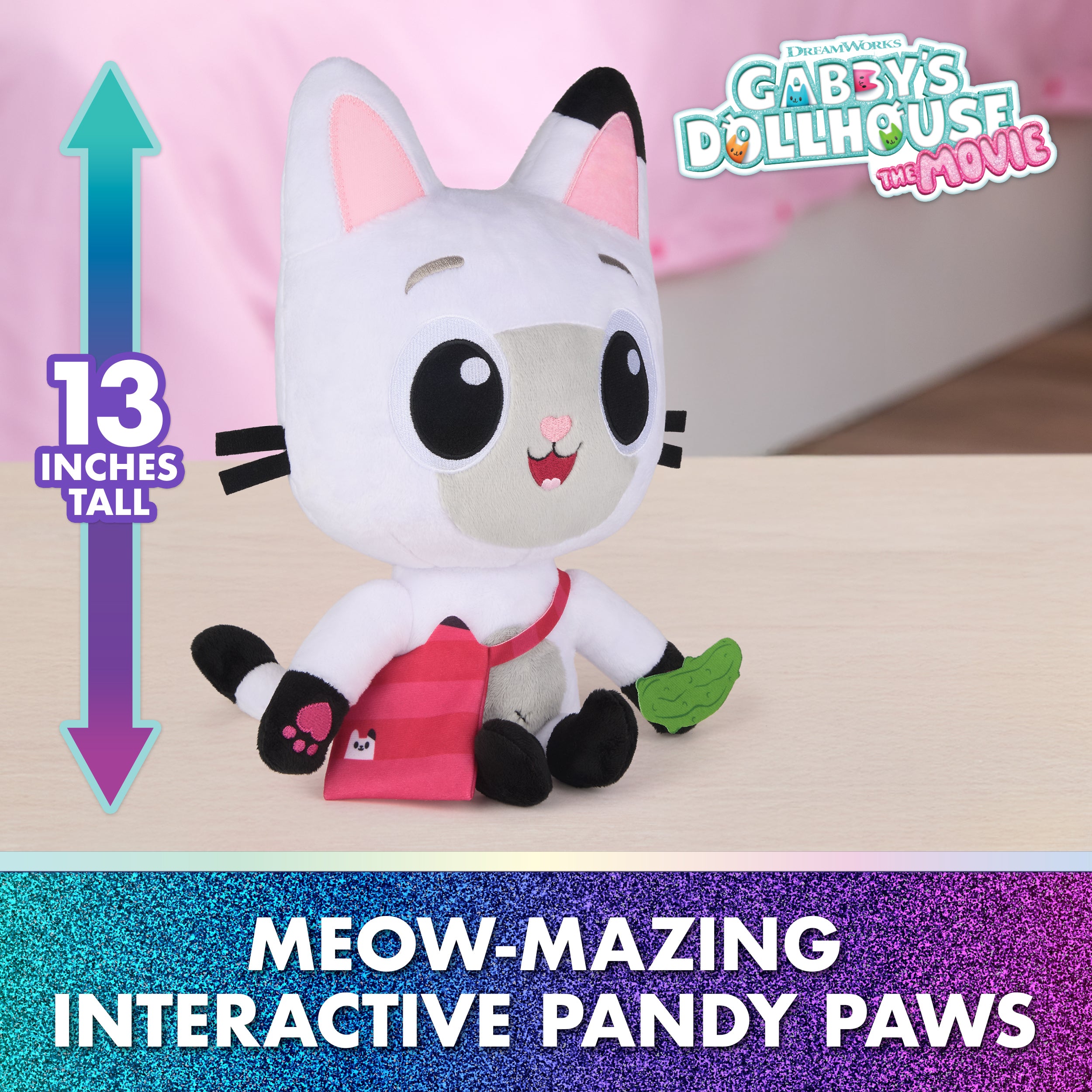Gabby's Doll House Movie Feature Plush Battery Operated
