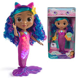 Gabby's Dollhouse Movie Sing & Shine Mermaid Doll With Sounds