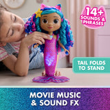 Gabby's Dollhouse Movie Sing & Shine Mermaid Doll With Sounds