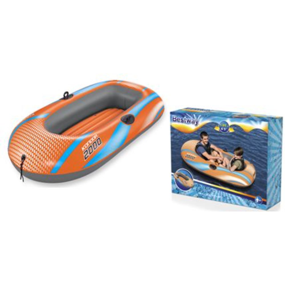 Bestway Boat Kondor 2000 185x97cm Inflatable Raft for Water Fun