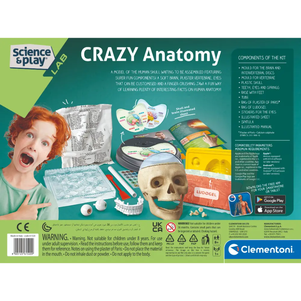 Clementoni Science&Play Crazy Anatomy Lab – ELC Toys Qatar