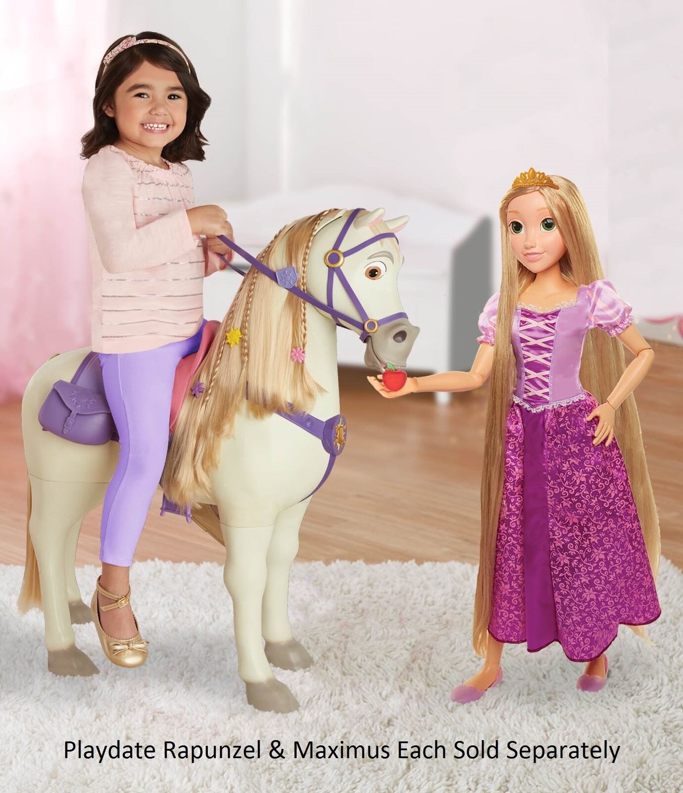 Disney Princess Rapunzel Doll  Playdate 32In