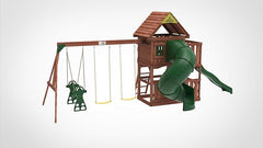 Kiddoro Little Heroes HQ Swing Set - Complete Indoor & Outdoor Adventure