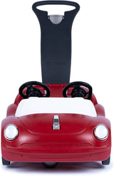Side-By-Side Push Around Roadster Two-Seater Ride-On Push Car for Kids