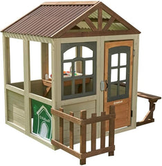 KidKraft Pioneer Cottage Wooden Outdoor Playhouse