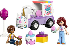 Lego Friends Unicorn Birthday Delivery Car Toys Building Set with Accessories