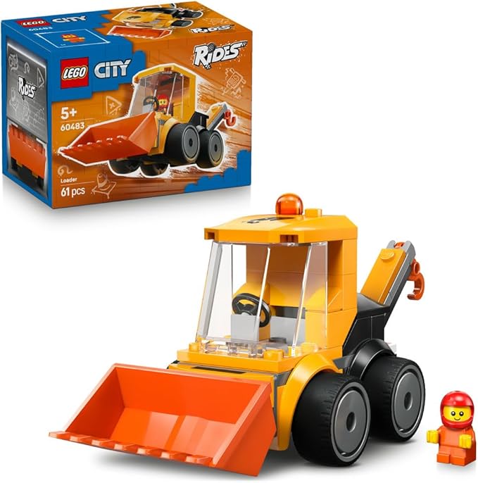 Lego City Rides Construction Loader Truck Building Kit with Mini Figure