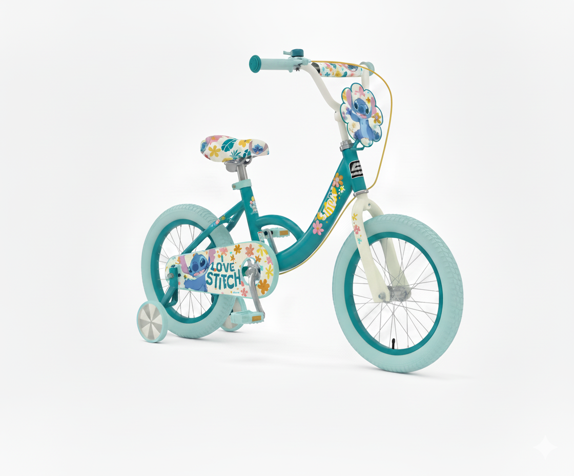 Spartan ١٢-بوصة Kids Bicycle - Disney Stitch