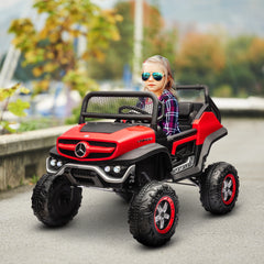 Rayfun Mercedes-Benz License Red Ride-On for Kids