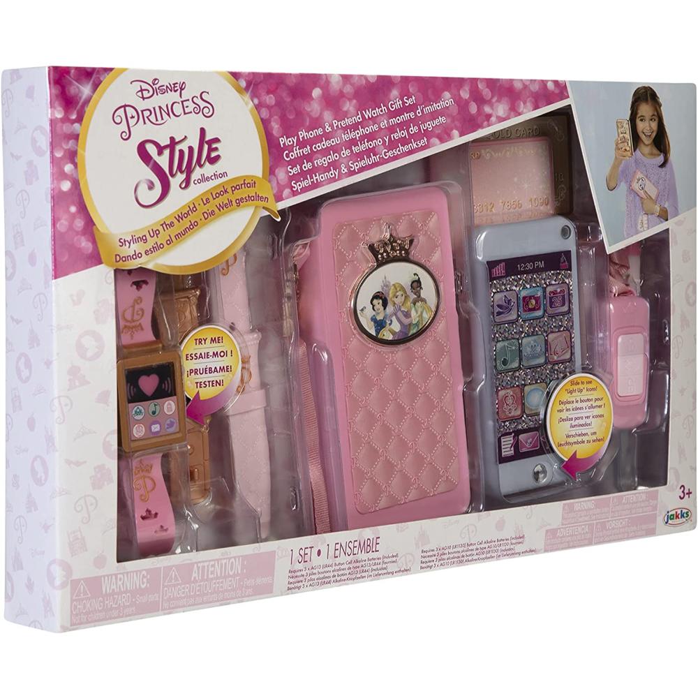 Disney Princess Style Phone & Watch Travel Battery Operated