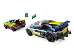 Lego Police and Muscle Car Chase