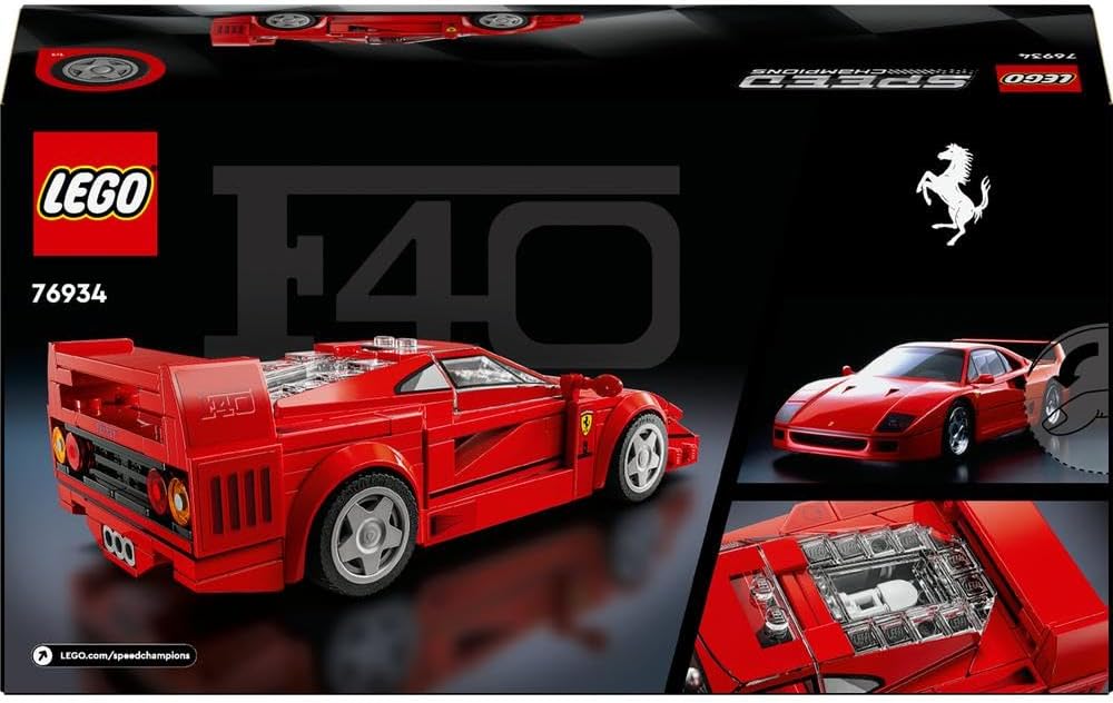 لعبة ليغو سيارة فيراري F40 سوبركار 76934