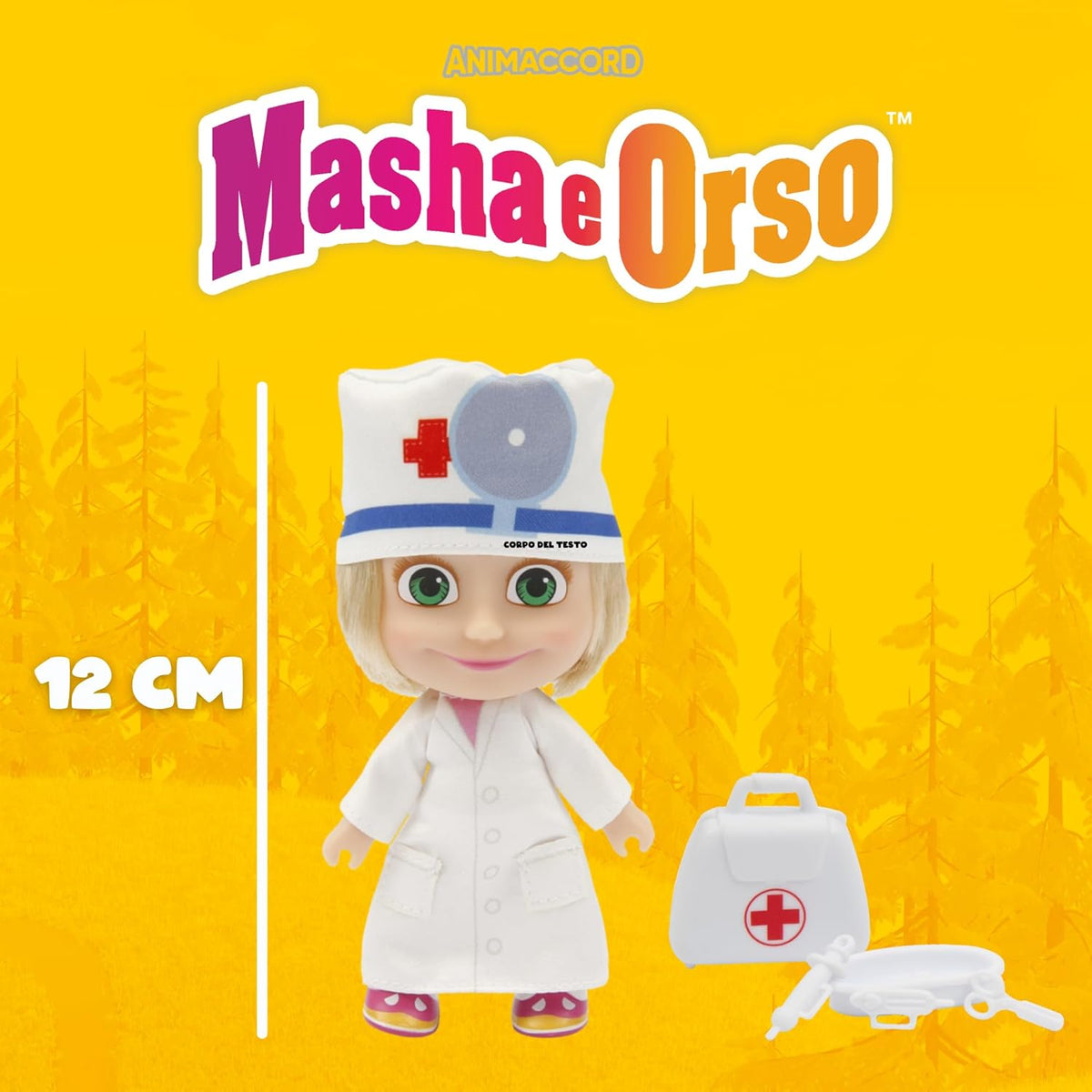 Masha and the Bear Ambulance with 12cm Masha Doll