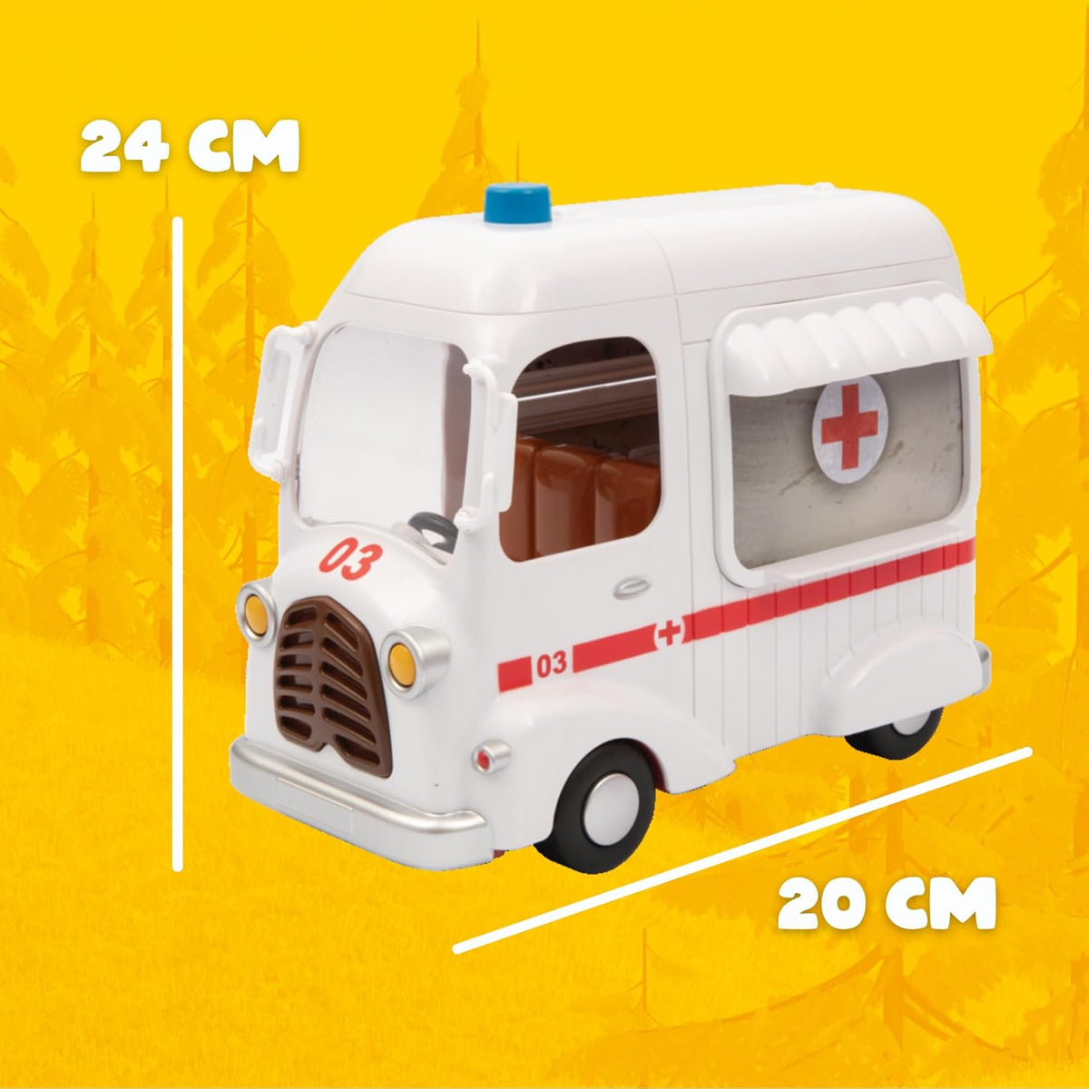 Masha and the Bear Ambulance with 12cm Masha Doll