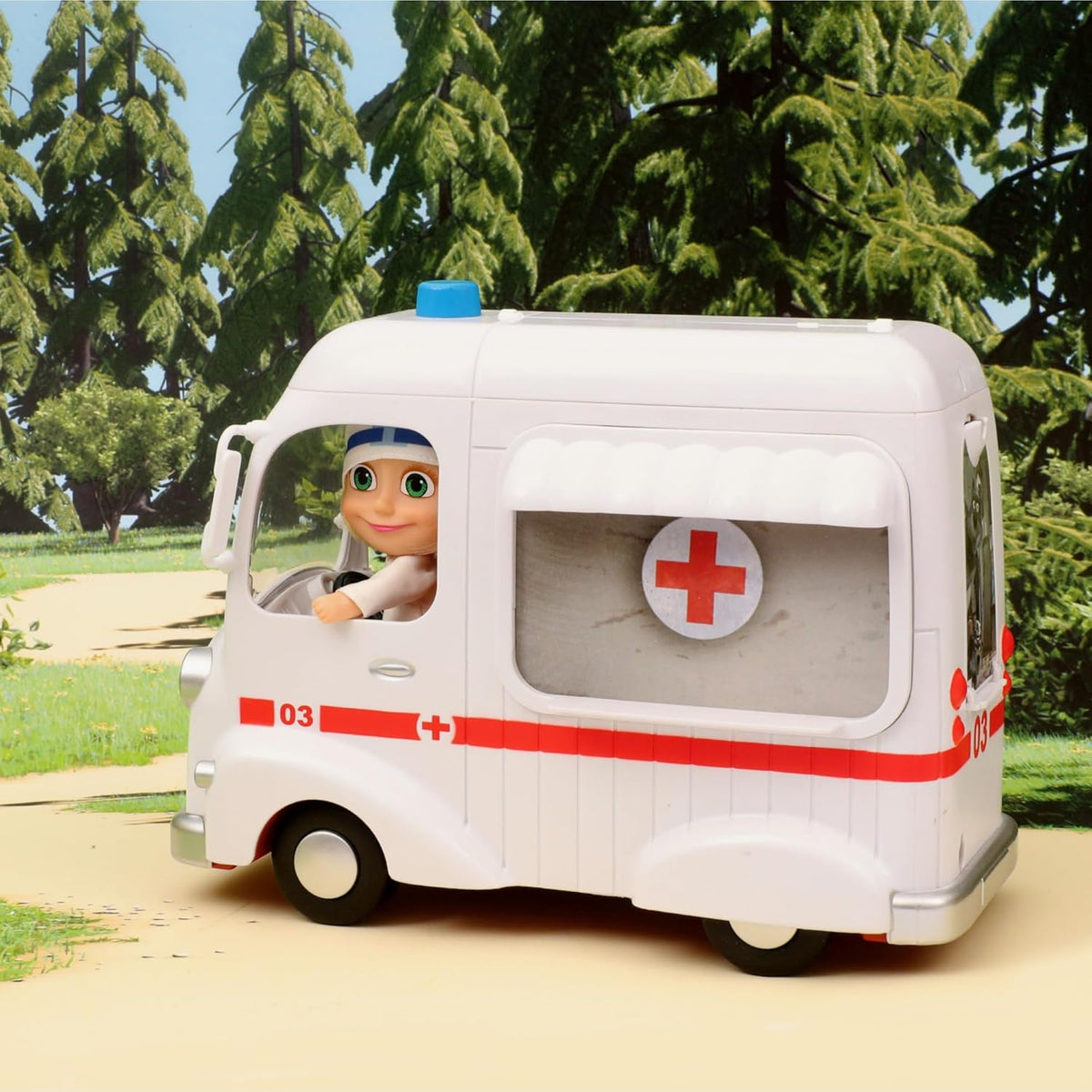 Masha and the Bear Ambulance with 12cm Masha Doll
