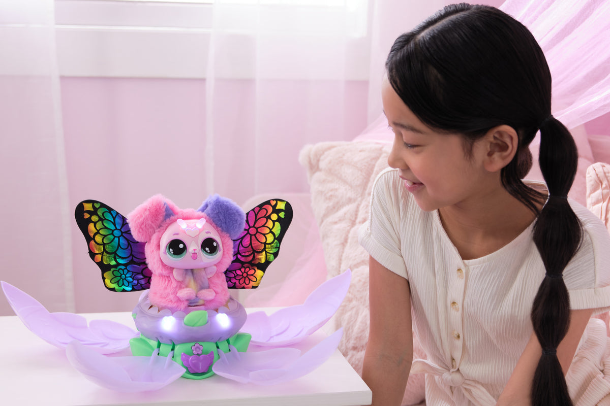 Hatchimals Bloomables Puppyfly Interactive Transforming Toy