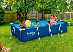 Bestway Steel Pro Pool Set 4.00m x 2.11m x 81cm (13'1" x 6'11" x 32")