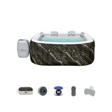 Bestway Lay-Z-Spa Hollywood Luxe Airjet ٦ Marble Square ١٨٠x١٨٠x٦٦cm