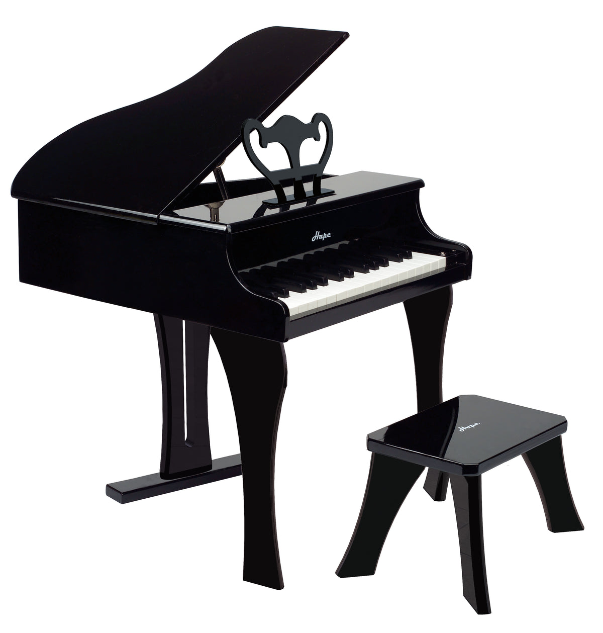 Hape Happy Grand Piano Black Playset for Kids