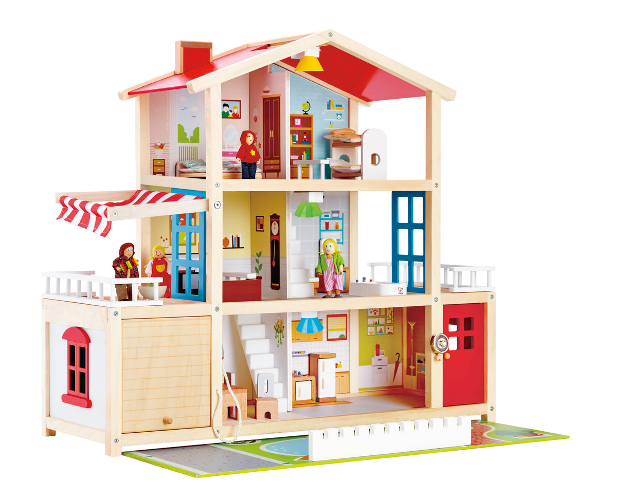 Hape Doll Family Mansion Playset