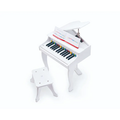 Hape Deluxe Grand Piano White Interactive Musical Toy for Kids