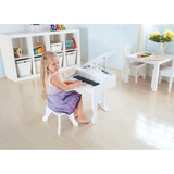 Hape Deluxe Grand Piano أبيض Interactive Musical Toy for Kids