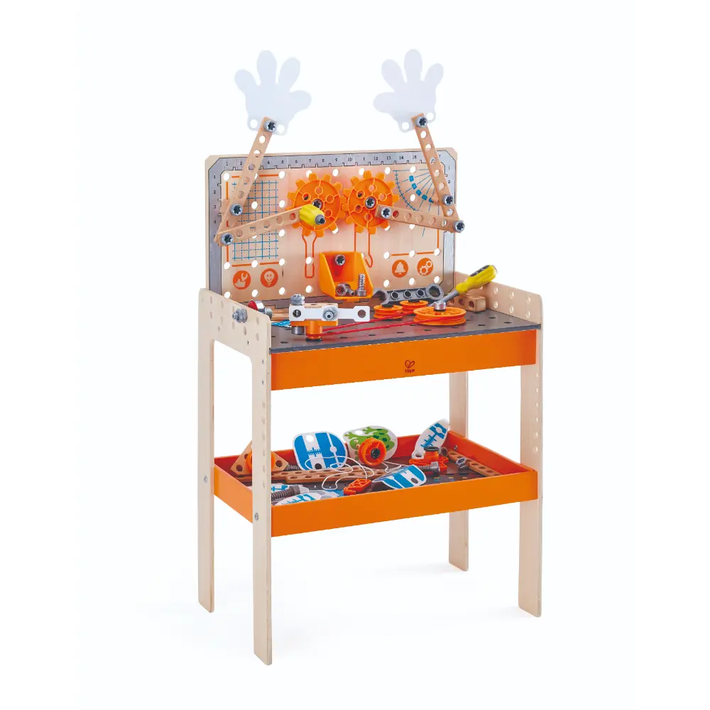 Hape Deluxe Scientific Workbench STEM Learning and Experiment Playset for Kids