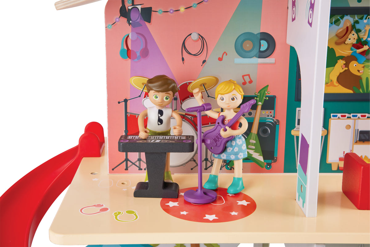 Hape Rock & Slide مع Sound Effects Interactive Playhouse for Kids
