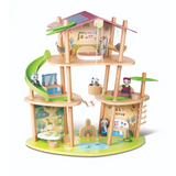 Hape Pandas’ Bamboo House Wooden Animal Playset for Kids