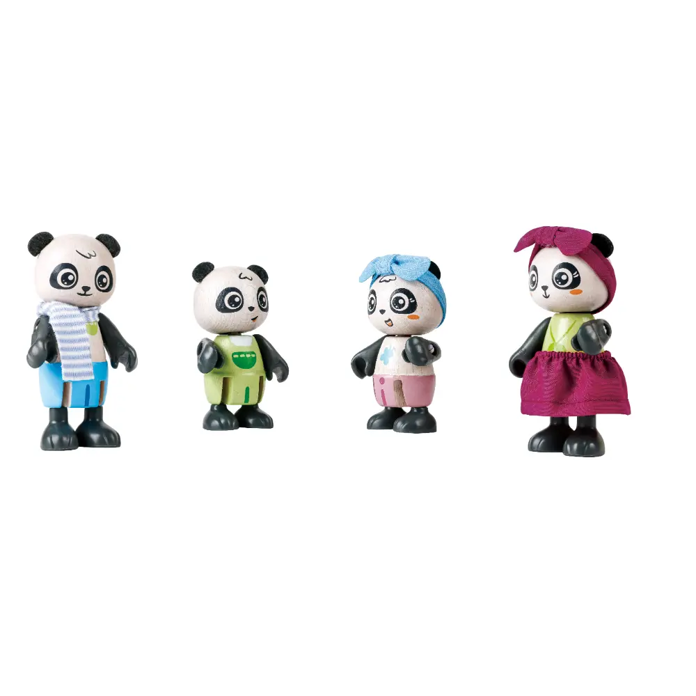 Hape Pandas’ Bamboo House Wooden Animal Playset for Kids