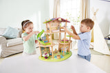 Hape Pandas’ Bamboo House Wooden Animal Playset for Kids