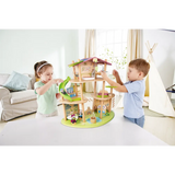 Hape Pandas’ Bamboo House Wooden Animal Playset for Kids