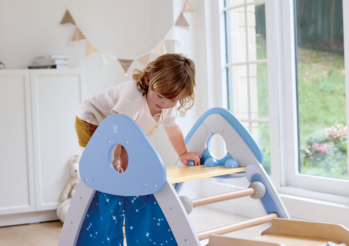 Hape ٤-in-١ Climb & Slide Gym طقم Activity مجموعة لعب for Kids