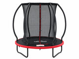 Mountpeak Pumpkin Trampoline with Ladder - Black & Red, 6ft