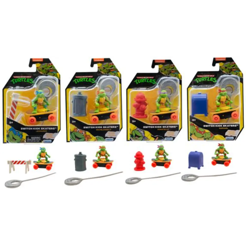 شخصيات الأبطال الخارقين - TMNT KICK SKATERS SWITCH CLASSIC VALUE