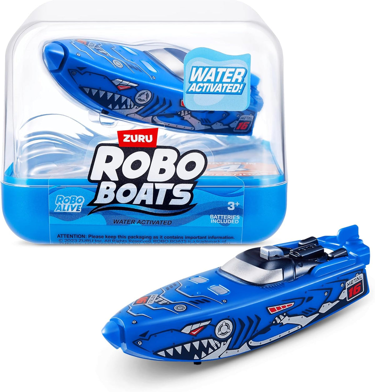 Robo Alive Robotic Boat Series 1 Water Toy for Kids Assorted Colors