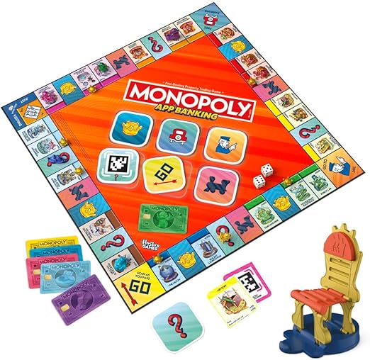 Hasbro Monopoly App Banking Family Board Game