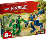 Lego Ninjago Jay's Dragon Mech Fight مجموعة بناء for Kids