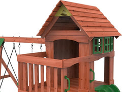 Kids Kiddoro Playful Peaks Swing Set - Backyard Outdoor Playground