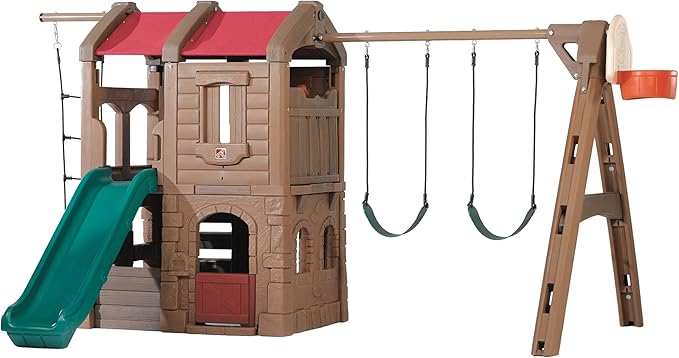 Step 2 Adventure Lodge Play Center With Glider