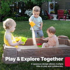 Naturally Playful Sandbox Outdoor Playset for Kids
