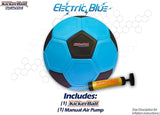 Kickerball أزرق Curve & Swerve Soccer كرة Size ٤ Trick Shot Training Football for Kids & Adults