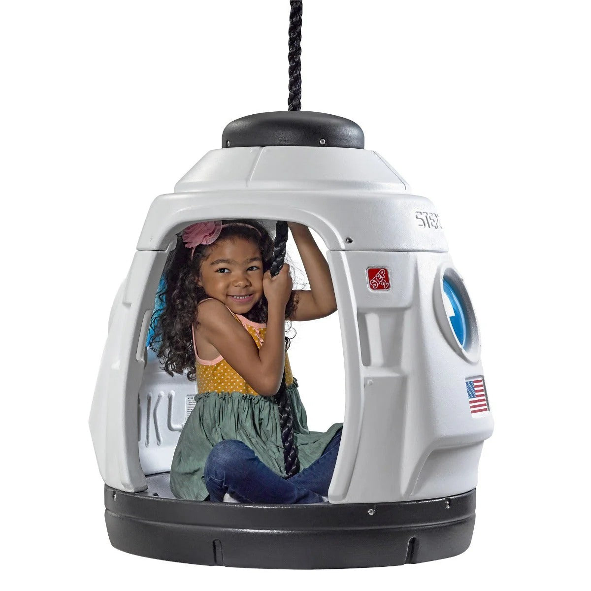 Step2 Space Capsule Swing - Kids Outdoor Hanging Swing for Toddlers & Children