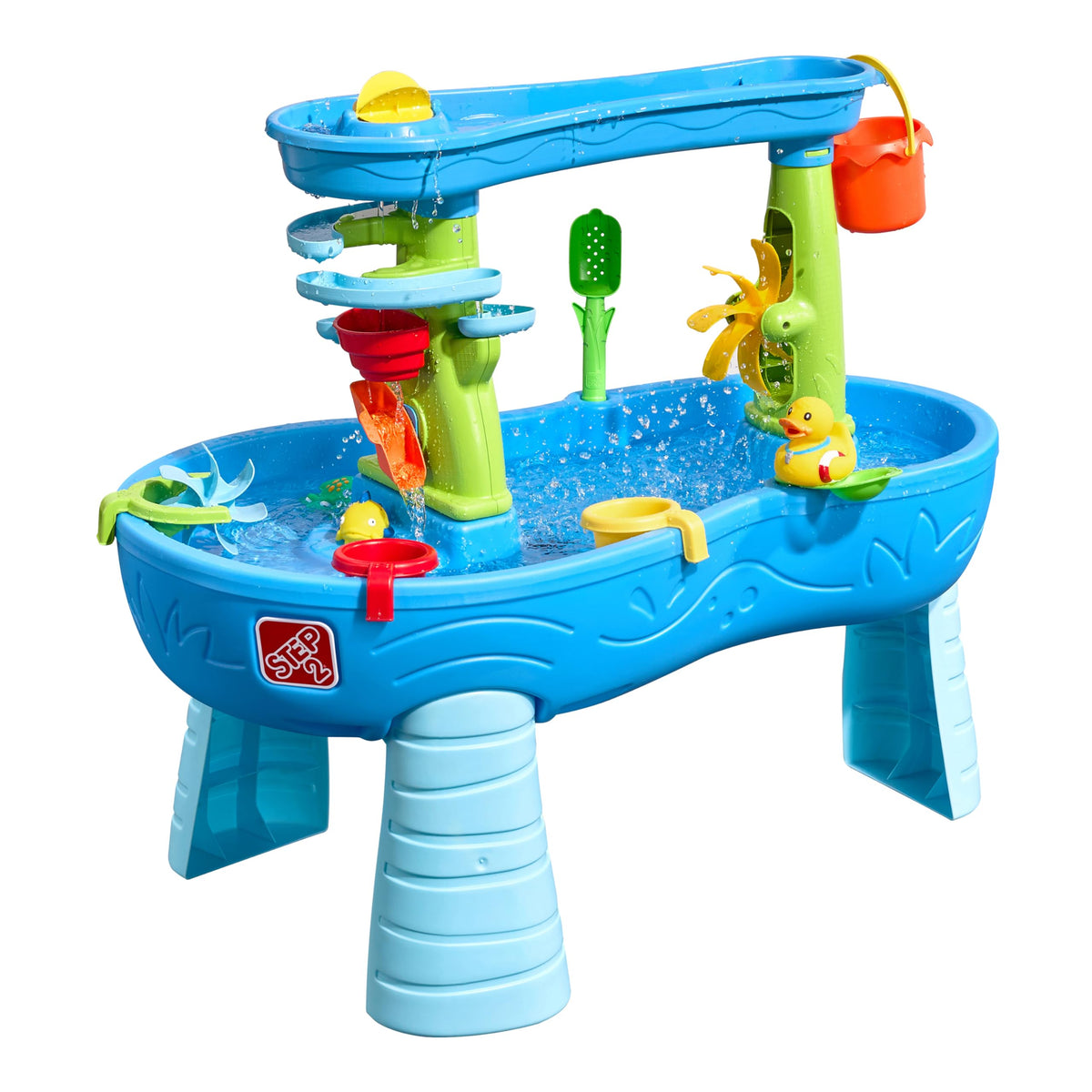 Step2 Double Showers Splash Water Table - Kids Outdoor Summer Water Play Toy