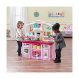 Step2 Fun With Friends Kitchen Playset for Kids (Pink) - Pretend Cooking Toy for Toddlers & Children