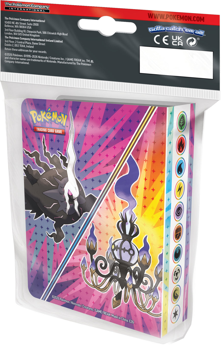 Pokémon Trading Card Game Mini Portfolio Q4 2026 with Booster Pack