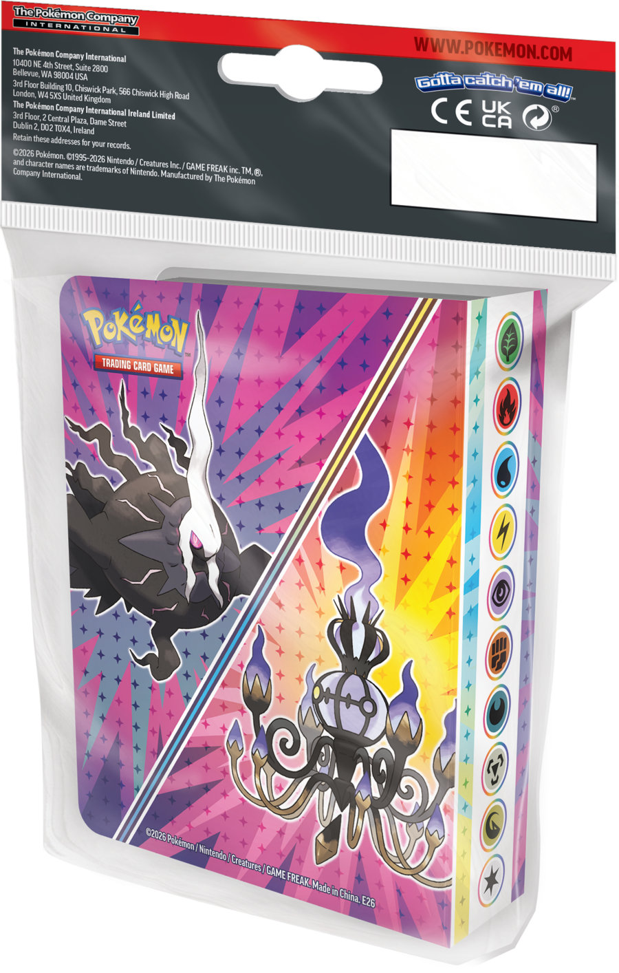 Pokémon Trading Card Game Mini Portfolio Q4 2026 with Booster Pack