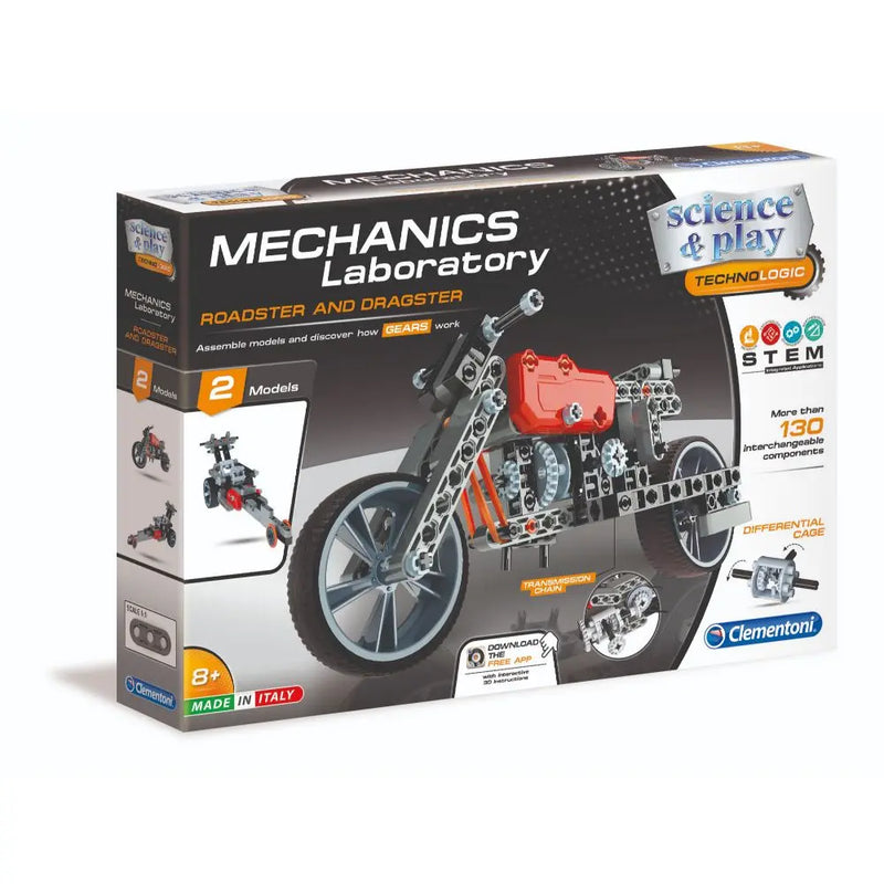 Clementoni Science and Play Mechanics Laboratory Roadster & Dragster