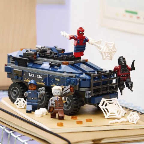 Lego Marvel Spider-Man Prison Transport Chase Building Set